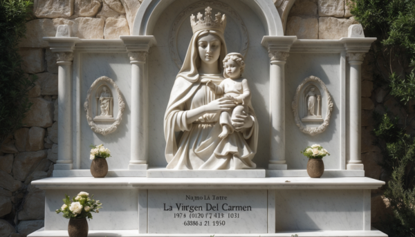 Lápidas con esculturas religiosas talladas a mano en Cádiz y Provincia