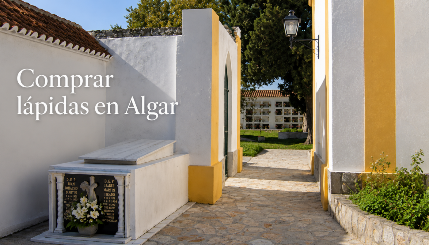 Comprar lápidas en Algar: precios y presupuesto personalizado